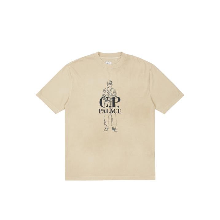 PALACE C.P. COMPANY LOGO T-SHIRT STONE