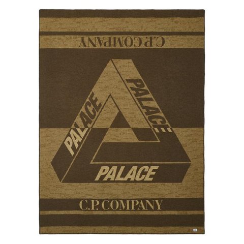 Palace PALACE C.P. COMPANY WOOL BLANKET BROWN
