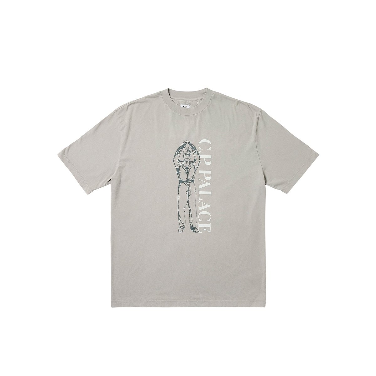 Palace PALACE C.P. COMPANY T-SHIRT GREY (Palace C.P. Company 2023) - $132.00