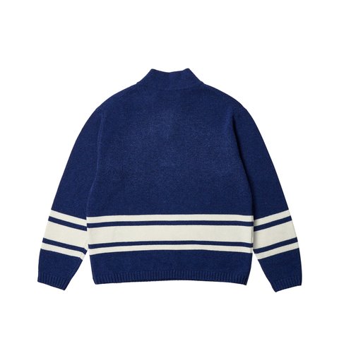 Palace PALACE C.P. COMPANY FUNNEL NECK KNIT BRIGHT COBALT - Colorway