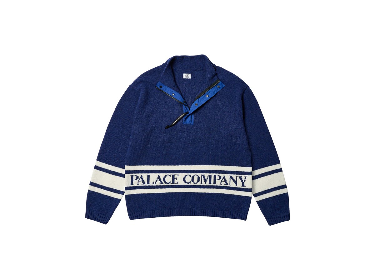 ニット+セーター M PALACE C.P. COMPANY FUNNEL NECK KNIT palace-c-p-company-2023-Palace