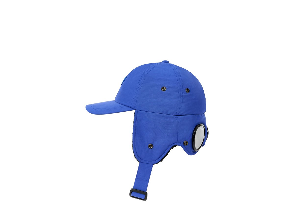 PALACE C.P. COMPANY GOGGLE EAR FLAP P-CAP BRIGHT COBALT - Palace