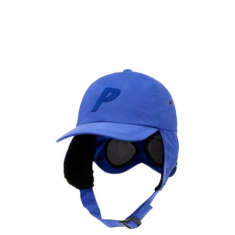 Palace PALACE C.P. COMPANY GOGGLE EAR FLAP P-CAP BRIGHT COBALT - $190.00