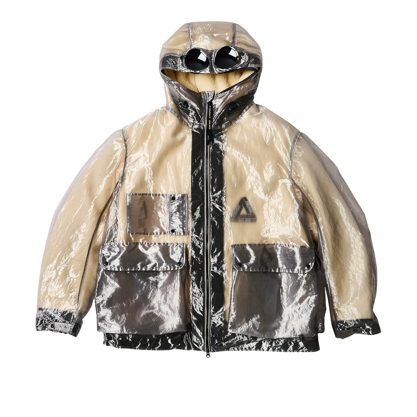 PALACE C.P. COMPANY KLEAR ACHRONIC ANORAK SILVER