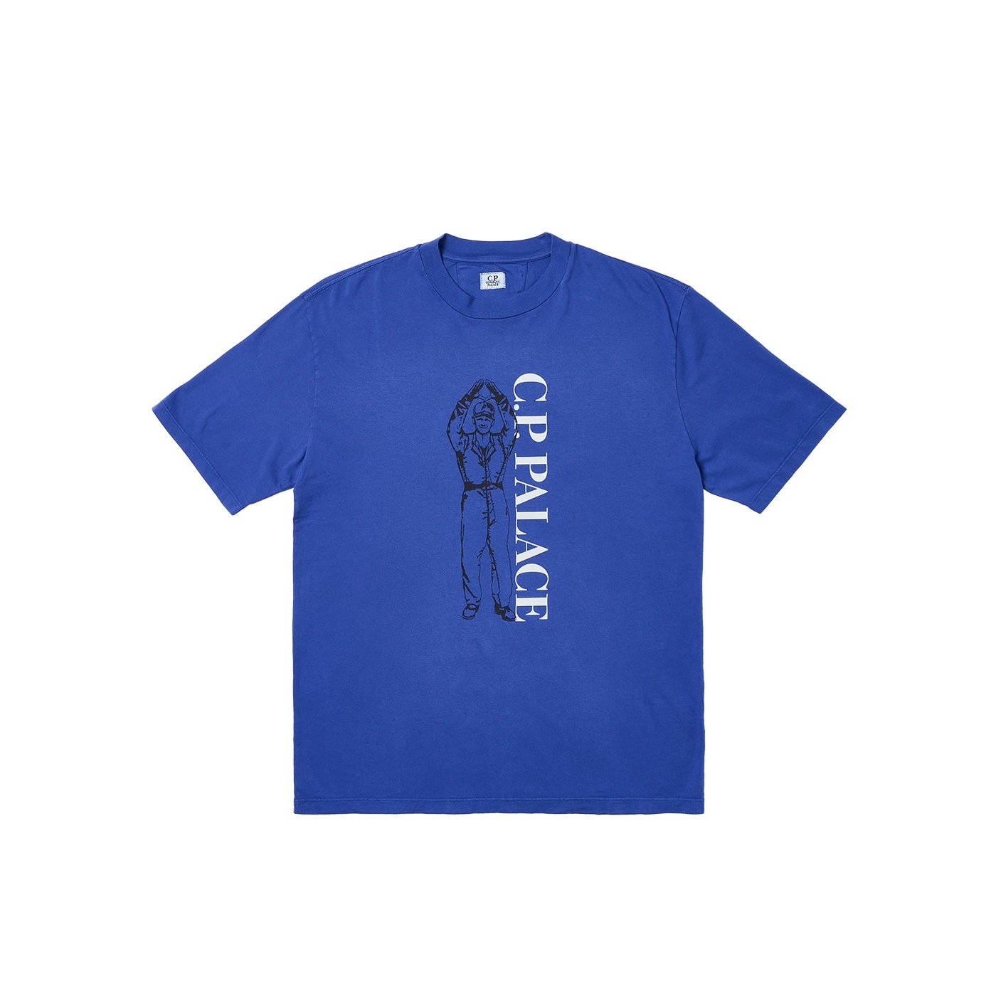 PALACE C.P. COMPANY T-SHIRT BRIGHT COBALT
