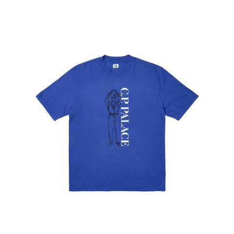 Palace PALACE C.P. COMPANY T-SHIRT BRIGHT COBALT - $132.00