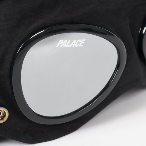 Palace PALACE C.P. COMPANY GOGGLE EAR FLAP P-CAP BLACK - Colorway