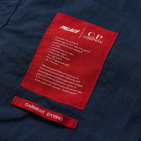 Palace PALACE C.P. COMPANY 50 FILI HEAVY OVERSHIRT NAVY - Colorway