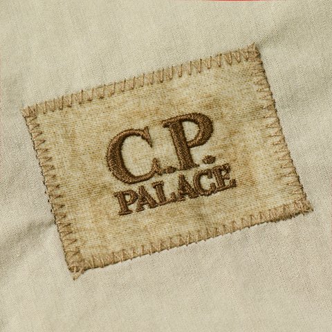 Palace PALACE C.P. COMPANY 50 FILI HEAVY OVERSHIRT STONE - Colorway