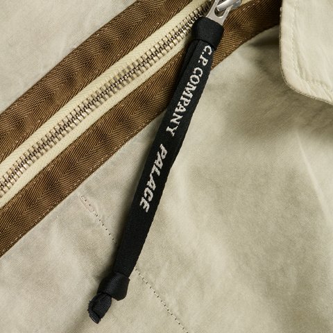 Palace PALACE C.P. COMPANY 50 FILI HEAVY OVERSHIRT STONE - Colorway