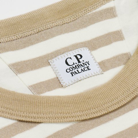 Palace PALACE C.P. COMPANY JERSEY PRINTED T-SHIRT STONE - Colorway