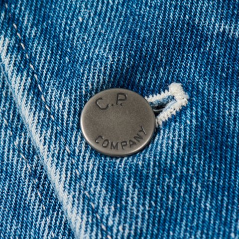 Palace PALACE C.P. COMPANY DENIM 14 3/4OZ GOGGLE JACKET DENIM - Colorway