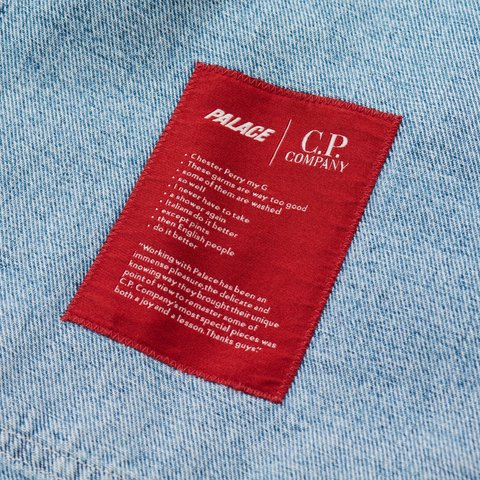 Palace PALACE C.P. COMPANY DENIM 14 3/4OZ GOGGLE JACKET DENIM - Colorway