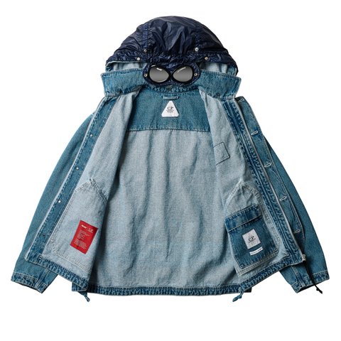 Palace PALACE C.P. COMPANY DENIM 14 3/4OZ GOGGLE JACKET DENIM - Colorway