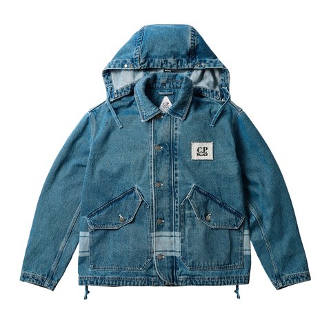 Palace PALACE C.P. COMPANY DENIM 14 3/4OZ GOGGLE JACKET DENIM - Colorway