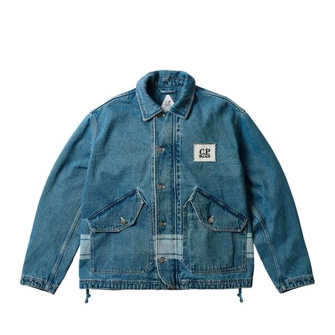 Palace PALACE C.P. COMPANY DENIM 14 3/4OZ GOGGLE JACKET DENIM - Colorway