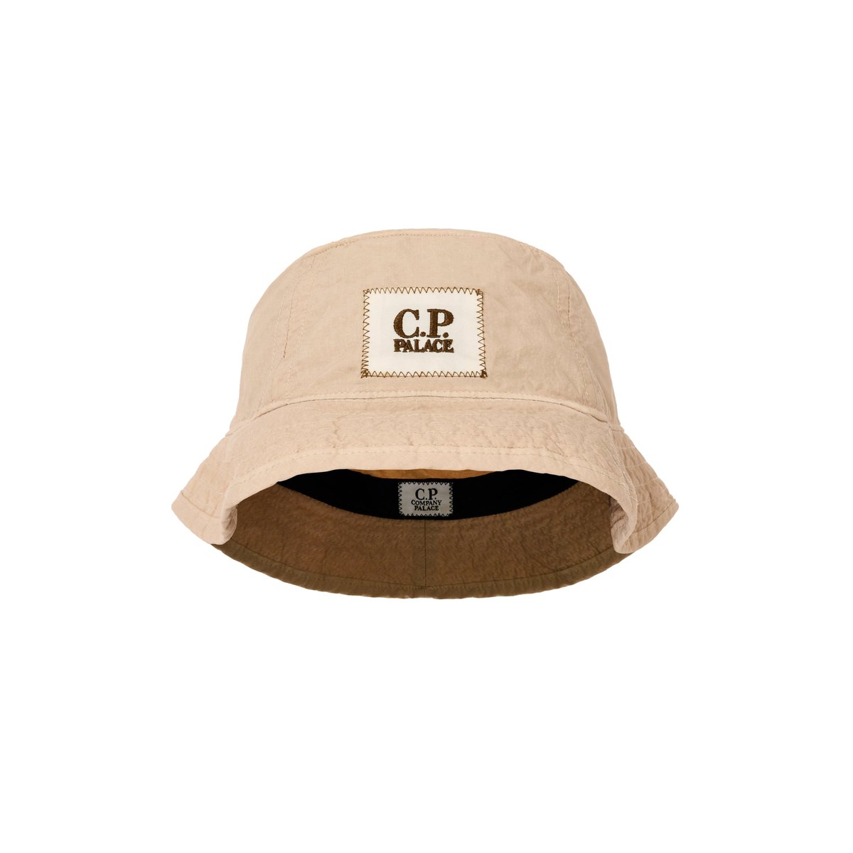 PALACE C.P. COMPANY PLAIN PAPER TOUCH GOGGLE BUCKET HAT STONE - Palace