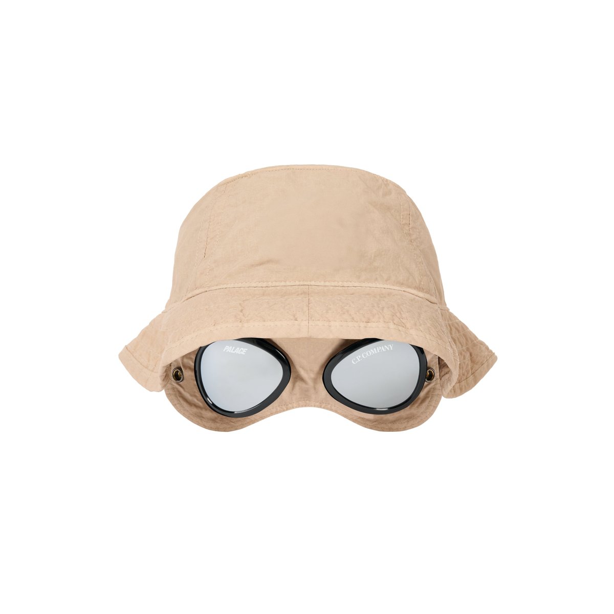 PALACE C.P. COMPANY PLAIN PAPER TOUCH GOGGLE BUCKET HAT STONE