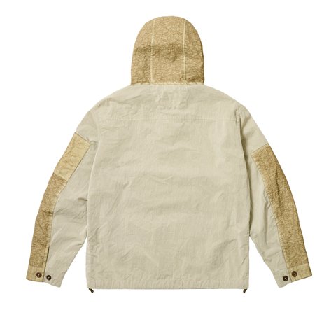 Palace PALACE C.P. COMPANY 50 FILI HEAVY MIXED HOODED JACKET STONE - Colorway