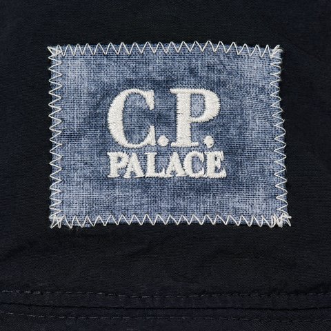 Palace PALACE C.P. COMPANY PLAIN PAPER TOUCH GOGGLE BUCKET HAT NAVY - Colorway