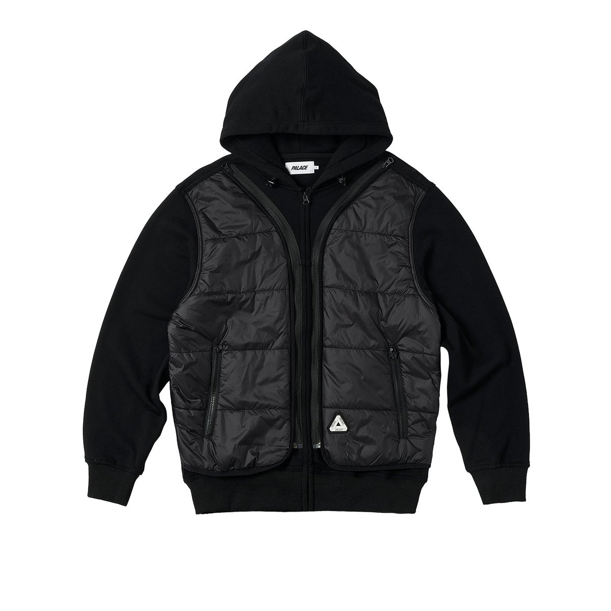 Palace TACTICAL ZIP HOOD BLACK (Spring 2023) - $208.00