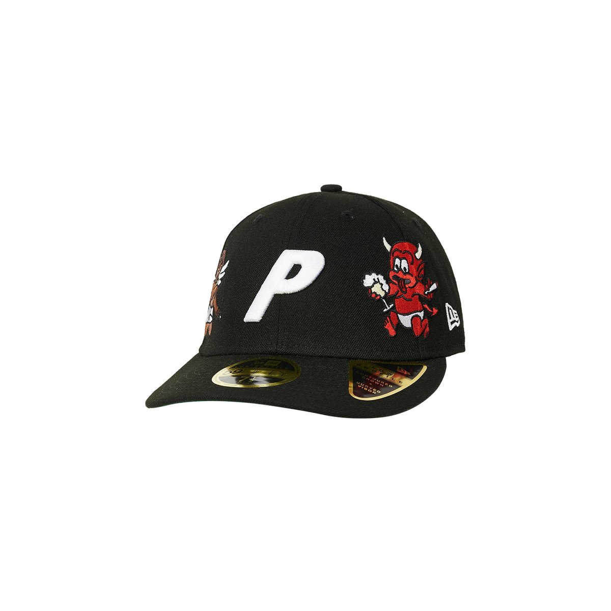 Palace TEMPTATION NEW ERA 59 FIFTY BLACK (Spring 2023) - $58.00