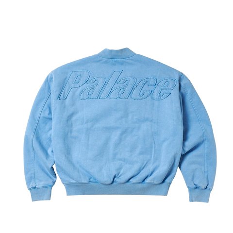 Palace WASH OUT BOMBER JACKET CRYSTALISED BLUE - Colorway