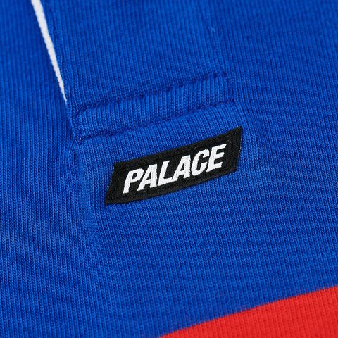 Palace BIG STRIPE RUGBY TOP YELLOW - Colorway