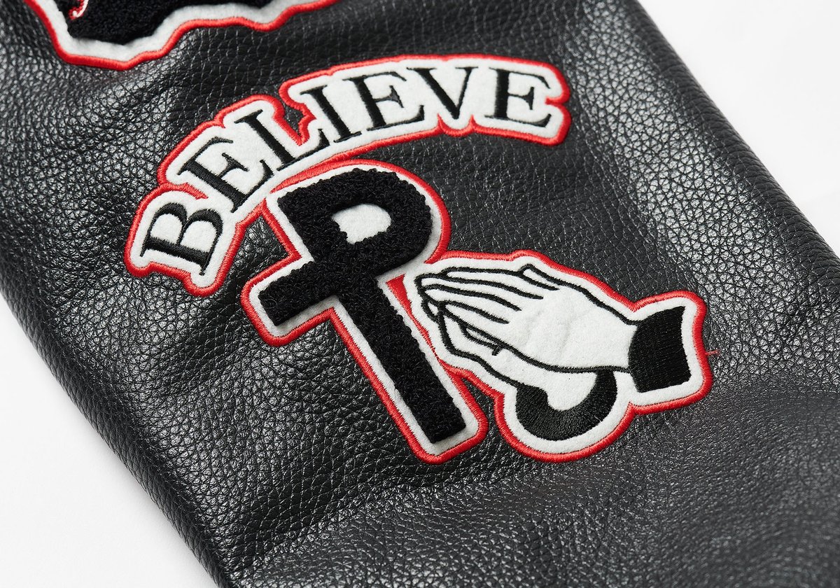 FALLEN ANGELS VARSITY JACKET BLACK - PalaceCommunity