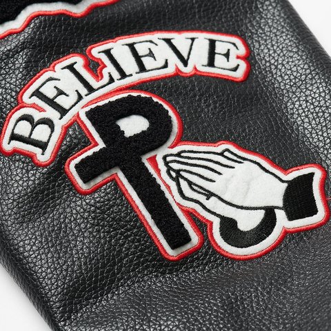 Palace FALLEN ANGELS VARSITY JACKET BLACK - Colorway