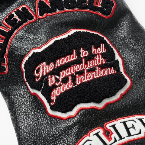 Palace FALLEN ANGELS VARSITY JACKET BLACK - Colorway