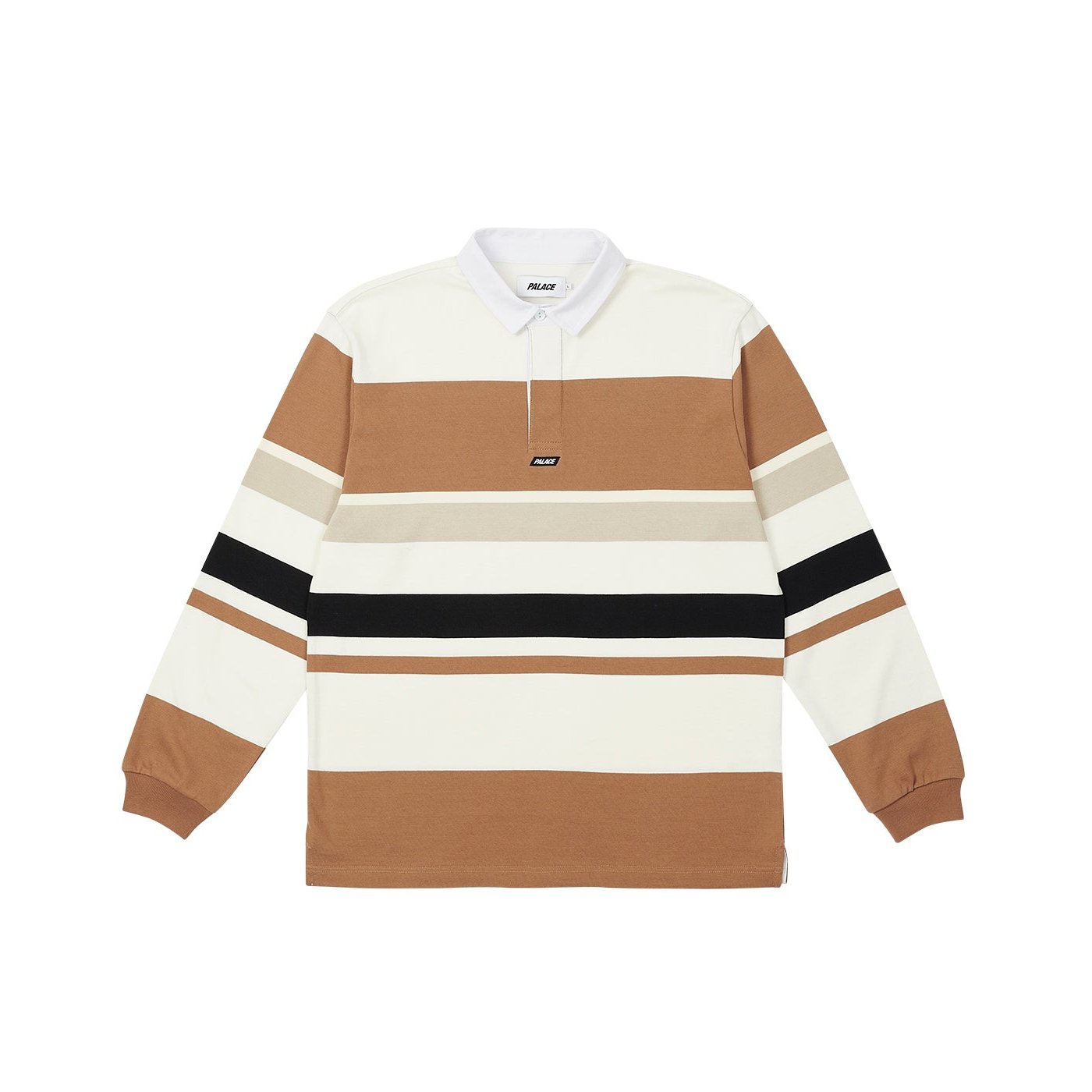 BIG STRIPE RUGBY TOP WHITE