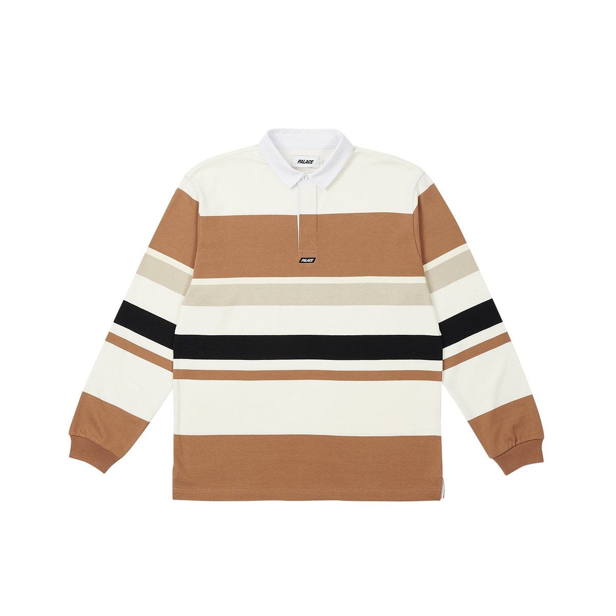 Palace BIG STRIPE RUGBY TOP WHITE (Spring 2023) - $158.00