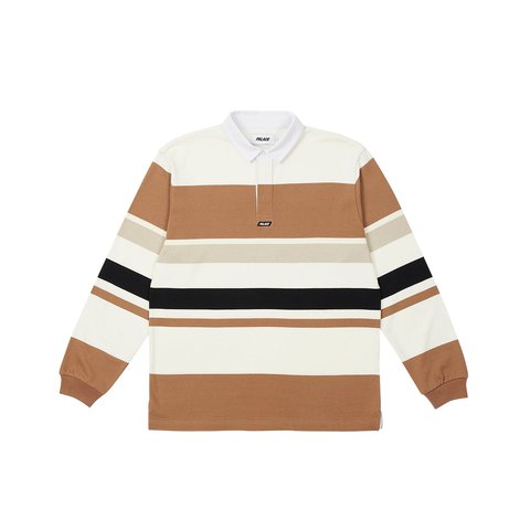 BIG STRIPE RUGBY TOP WHITE