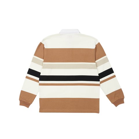 Palace BIG STRIPE RUGBY TOP WHITE - Colorway