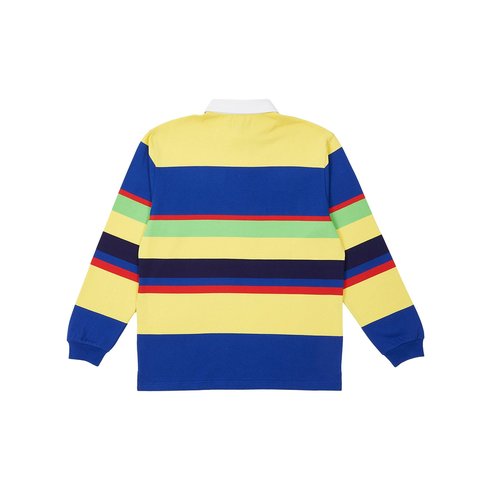 Palace BIG STRIPE RUGBY TOP YELLOW - Colorway