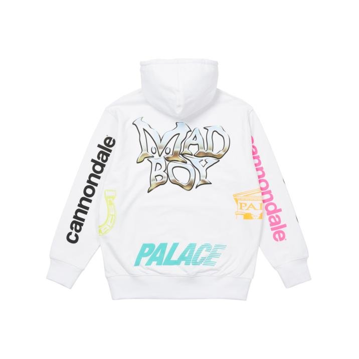PALACE CANNONDALE HOODIE WHITE