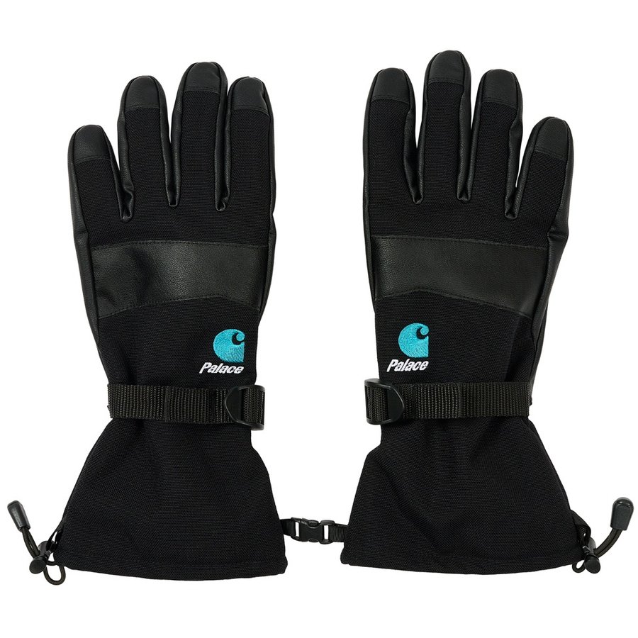 PALACE CARHARTT WIP DUTY GLOVE BLACK