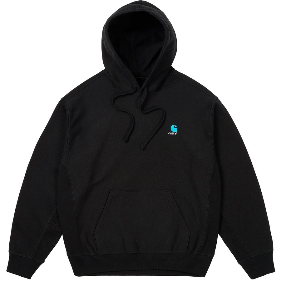 PALACE CARHARTT WIP HOOD BLACK