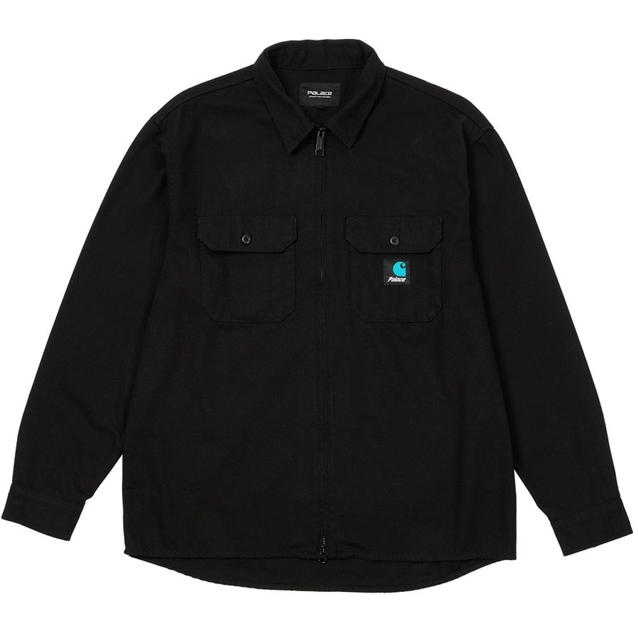 PALACE CARHARTT WIP MILFORD SHIRT BLACK