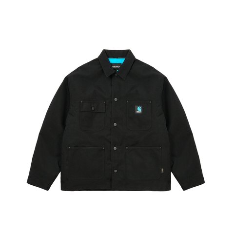 PALACE CARHARTT WIP CHORE COAT BLACK