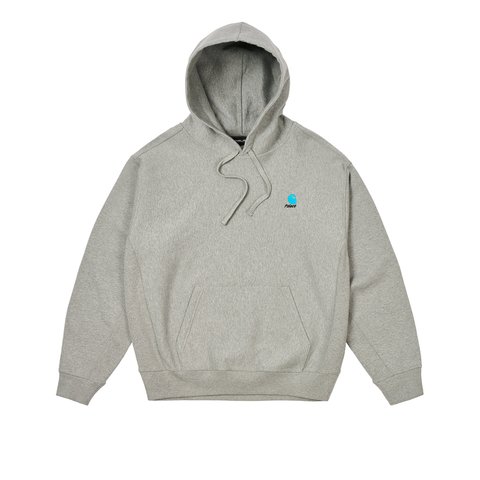 PALACE CARHARTT WIP HOOD HEATHER GREY