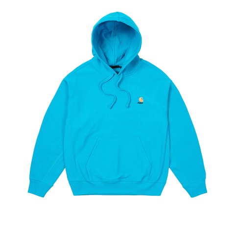 PALACE CARHARTT WIP HOOD SAFETY BLUE