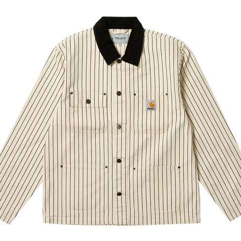 Palace PALACE CARHARTT WIP MICHIGAN COAT HICKORY WAX / BLACK - Colorway