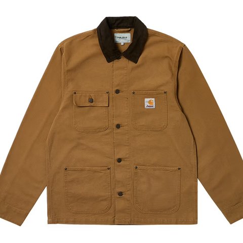 Palace PALACE CARHARTT WIP MICHIGAN COAT HAMILTON BROWN TOBACCO - Colorway