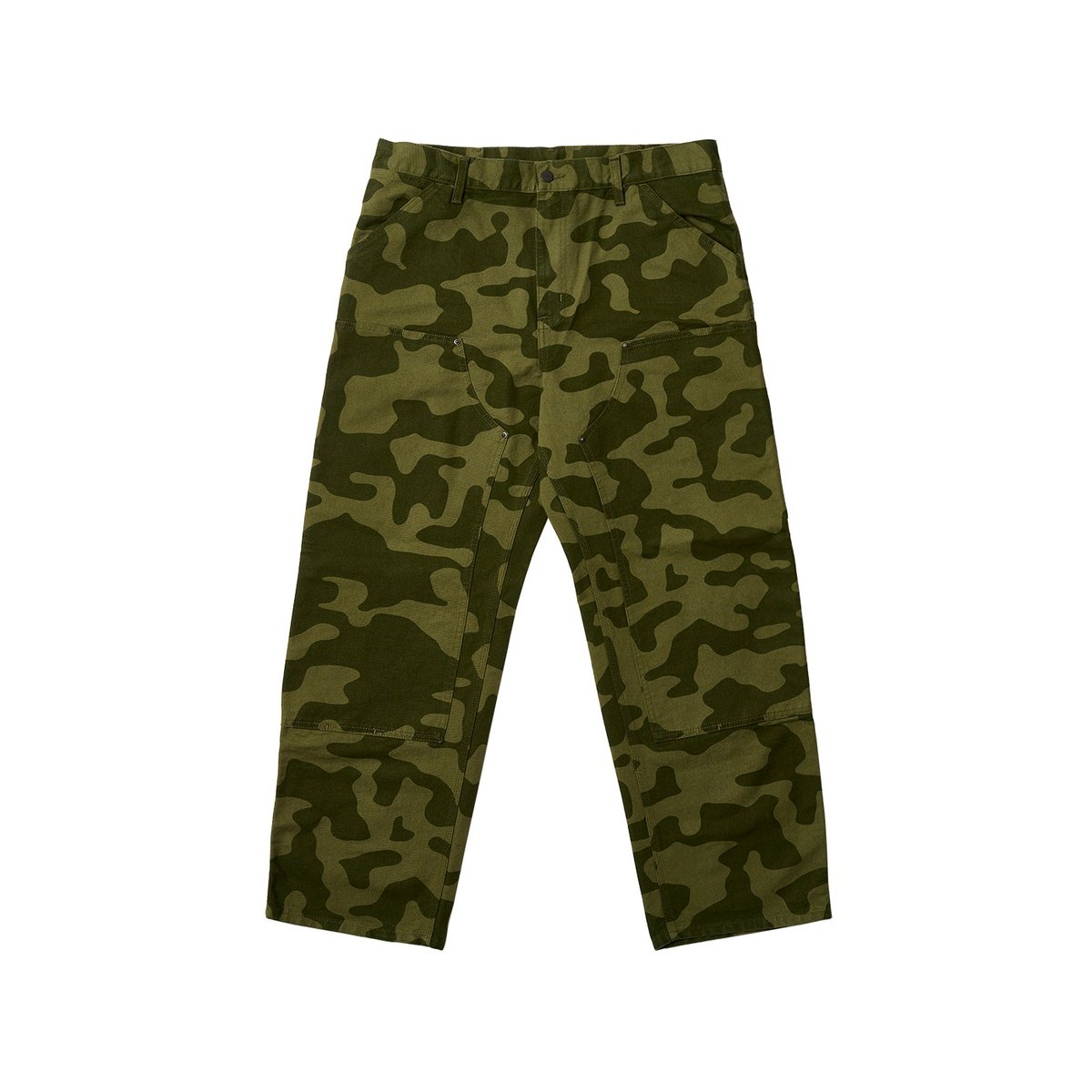 Palace PALACE CARHARTT WIP DOUBLE KNEE PANT DOLLAR GREEN (Palace Carhartt WIP) - €170.00