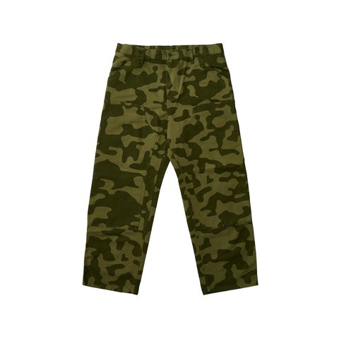 Palace PALACE CARHARTT WIP DOUBLE KNEE PANT DOLLAR GREEN - €170.00