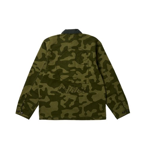 Palace PALACE CARHARTT WIP MICHIGAN COAT DOLLAR GREEN CAMO - Colorway