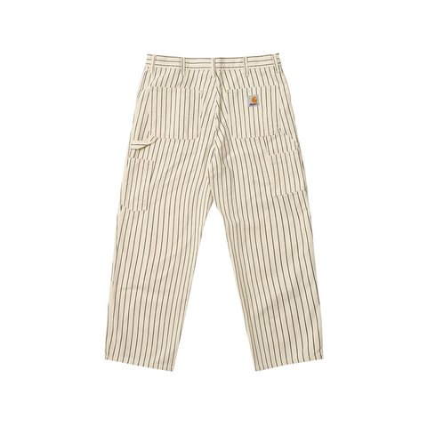Palace PALACE CARHARTT WIP DOUBLE KNEE PANT HICKORY WAX / BLACK - Colorway