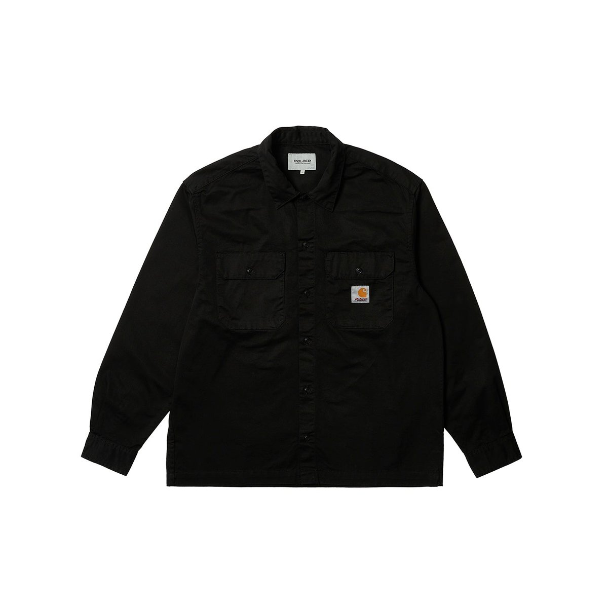 Palace PALACE CARHARTT WIP LONGSLEEVE MASTER SHIRT WASHED BLACK (Palace Carhartt WIP) - €160.00